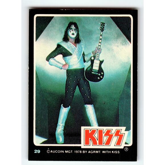 Donruss KISS Ace Frehley 1978 #29 Vintage Music Card Spaceman
